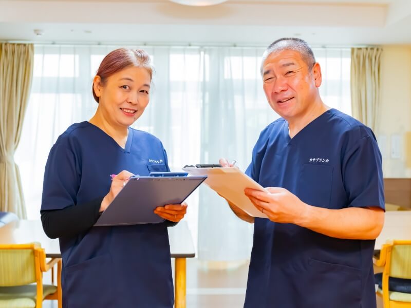 スタッフ指導風景