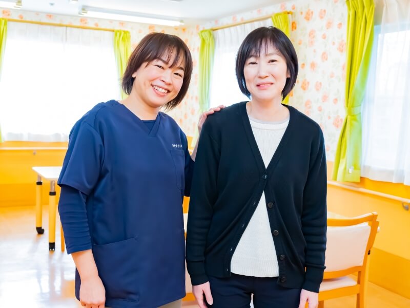 笑顔のスタッフ